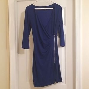 Navy blue mini dress
